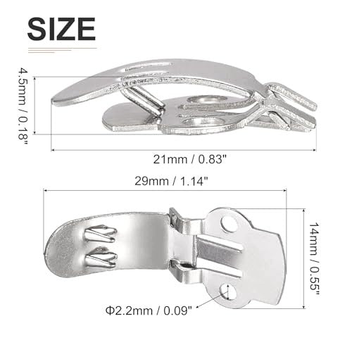 SHOE CLIPS METAL SILVER DECORATIVE DIY CRAFTS 10 PCS. Manufacturer code SWC5908151804865