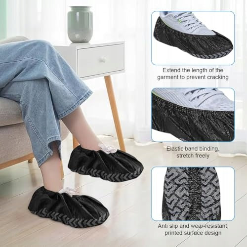 SHOE COVERS NON-SLIP REUSABLE BREATHABLE 100 PCS. Manufacturer code Bez marki