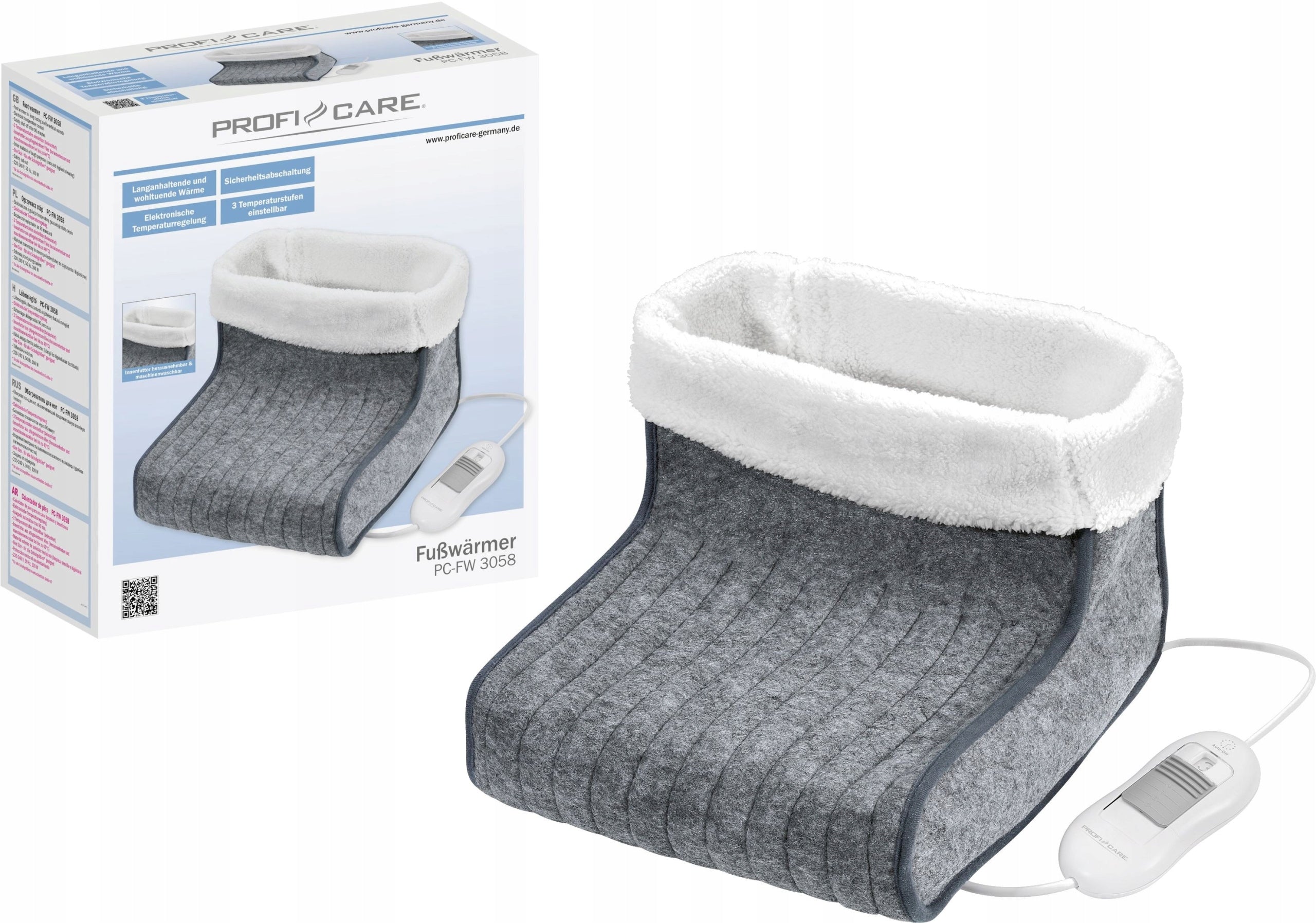 SHOE ELECTRIC FOOT WARMER CUSHION Color gray