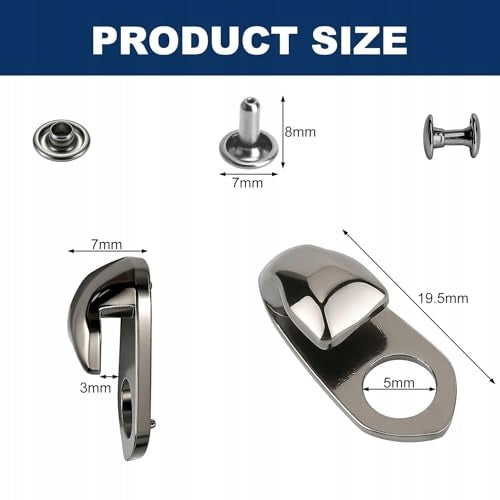 SHOE HOOKS METAL TREKKING RIVETS WORK 20 PCS. Manufacturer code Bez marki