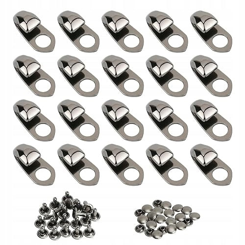SHOE HOOKS METAL TREKKING RIVETS WORK 20 PCS.