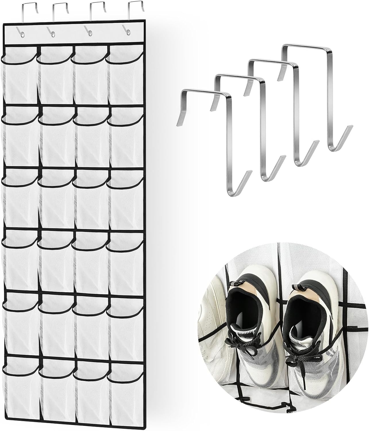 SHOE ORGANIZER HANGING DOOR MULTI-FUNCTIONAL REGIMENTS FOR STORAGE