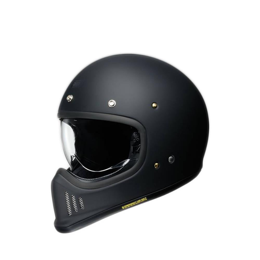 SHOEI EX-ZERO MATTE BLACK retro helmet