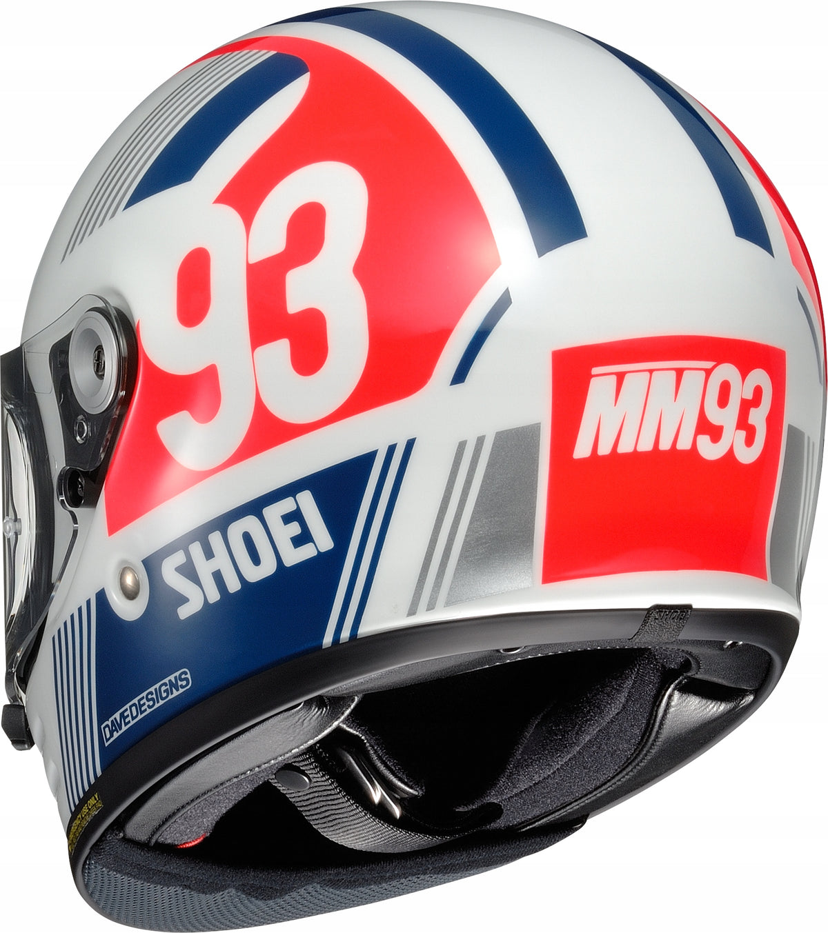 SHOEI Glamster MM93 Retro TC-10 XL Helmet Manufacturer's catalog number 11 15 902 6