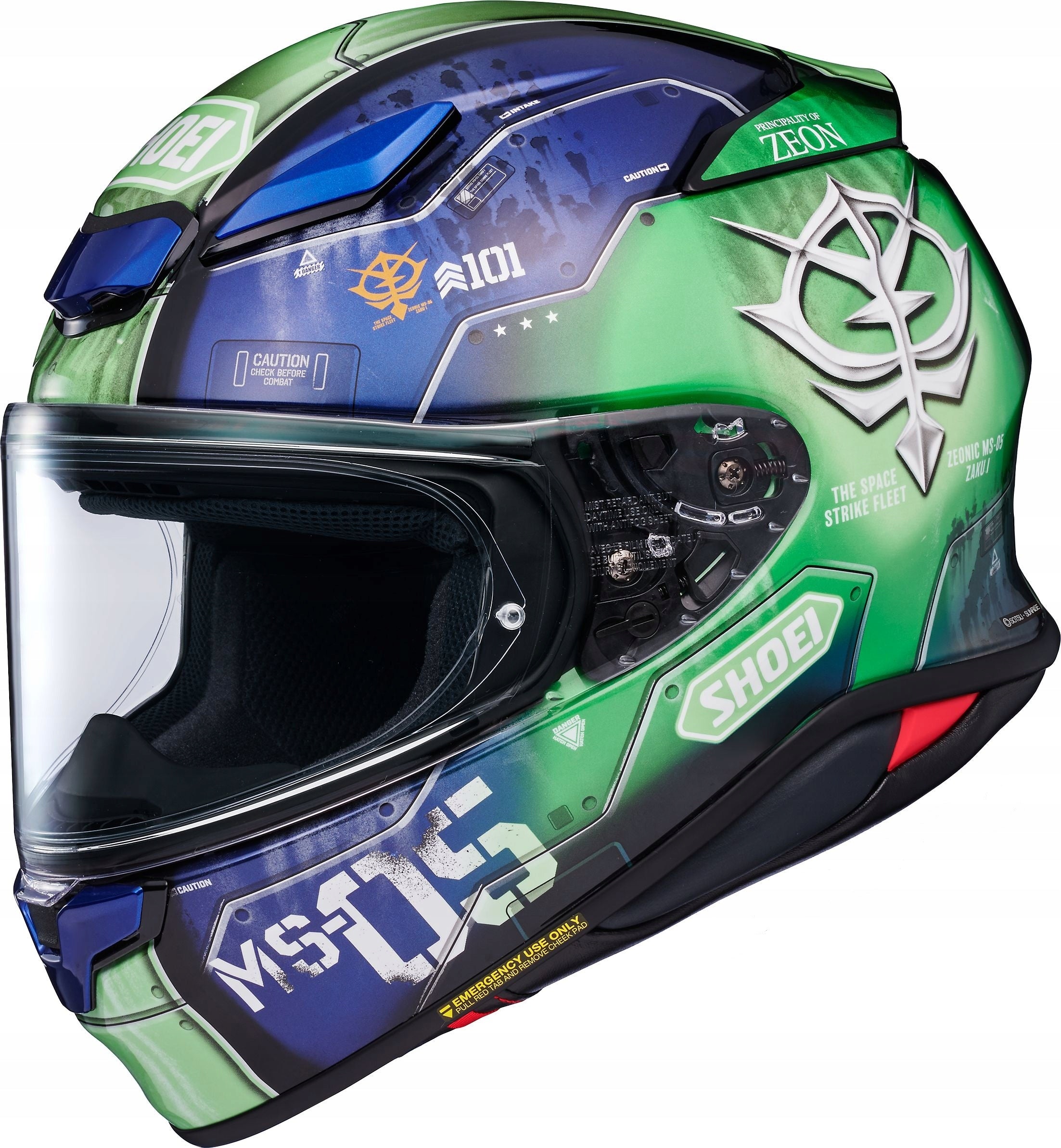 SHOEI NXR2 ZAKU I TC-11 MOTORCYCLE HELMET INTEGRAL M