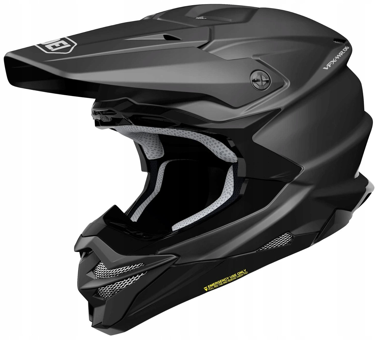 SHOEI VFX-WR 06 BLACK MATT CROSS ENDURO MOTORCYCLE HELMET