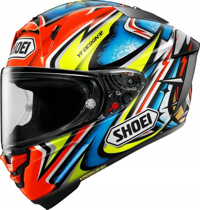 SHOEI X-SPR PRO DAIJIRO TC-1 MOTORCYCLE HELMET INTEGRAL SHINY