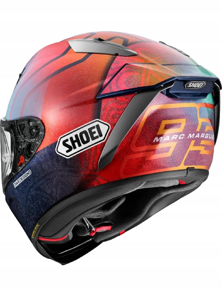 SHOEI X-SPR PRO MARQUEZ HOLI TC-1 MOTORCYCLE HELMET INTEGRAL Manufacturer's catalog number 11.18.914.6