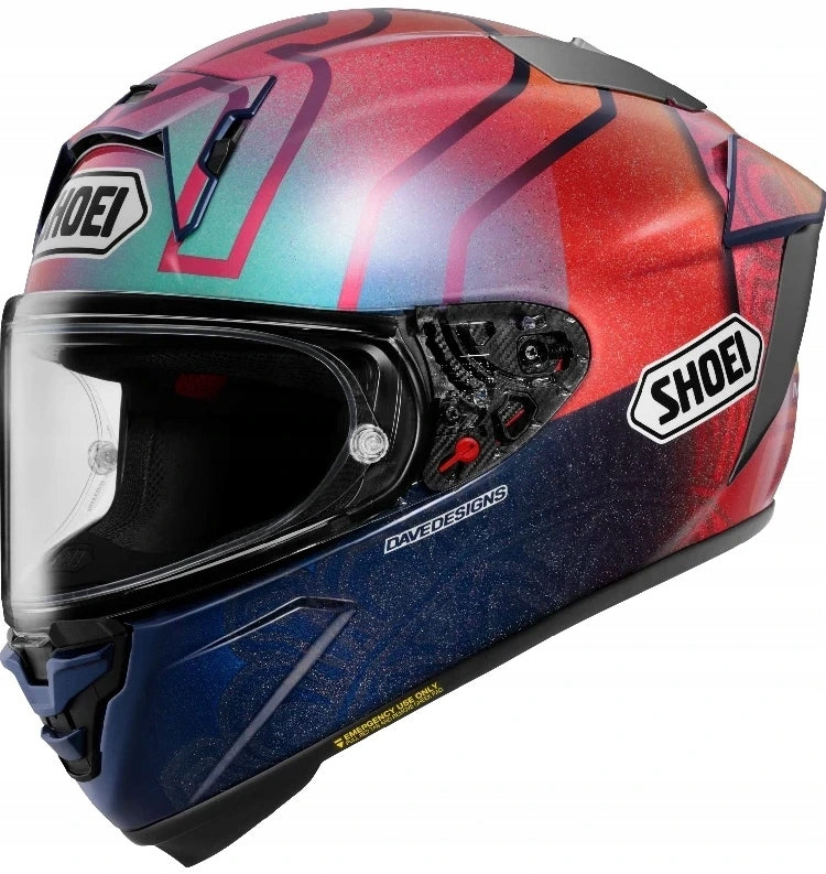 SHOEI X-SPR PRO MARQUEZ HOLI TC-1 MOTORCYCLE HELMET INTEGRAL
