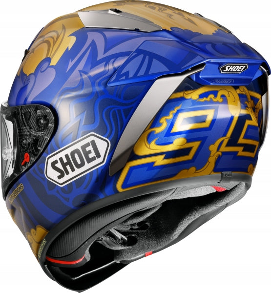SHOEI X-SPR PRO MARQUEZ THAI TC-2 INTEGRAL MOTORCYCLE HELMET Manufacturer's catalog number 11.18.905.5