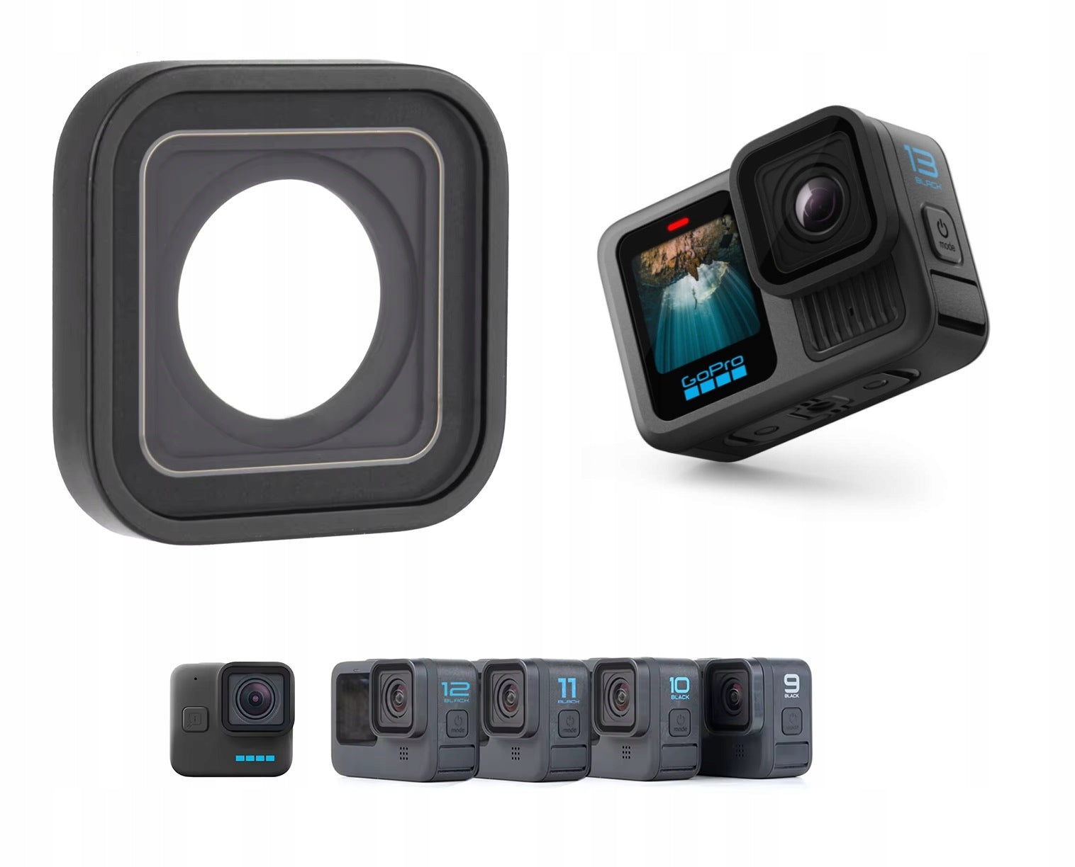 SHOOT Lens GOPRO 13 12 10 9 Hero 12 11 MINI (XTGP567) Packaging status original