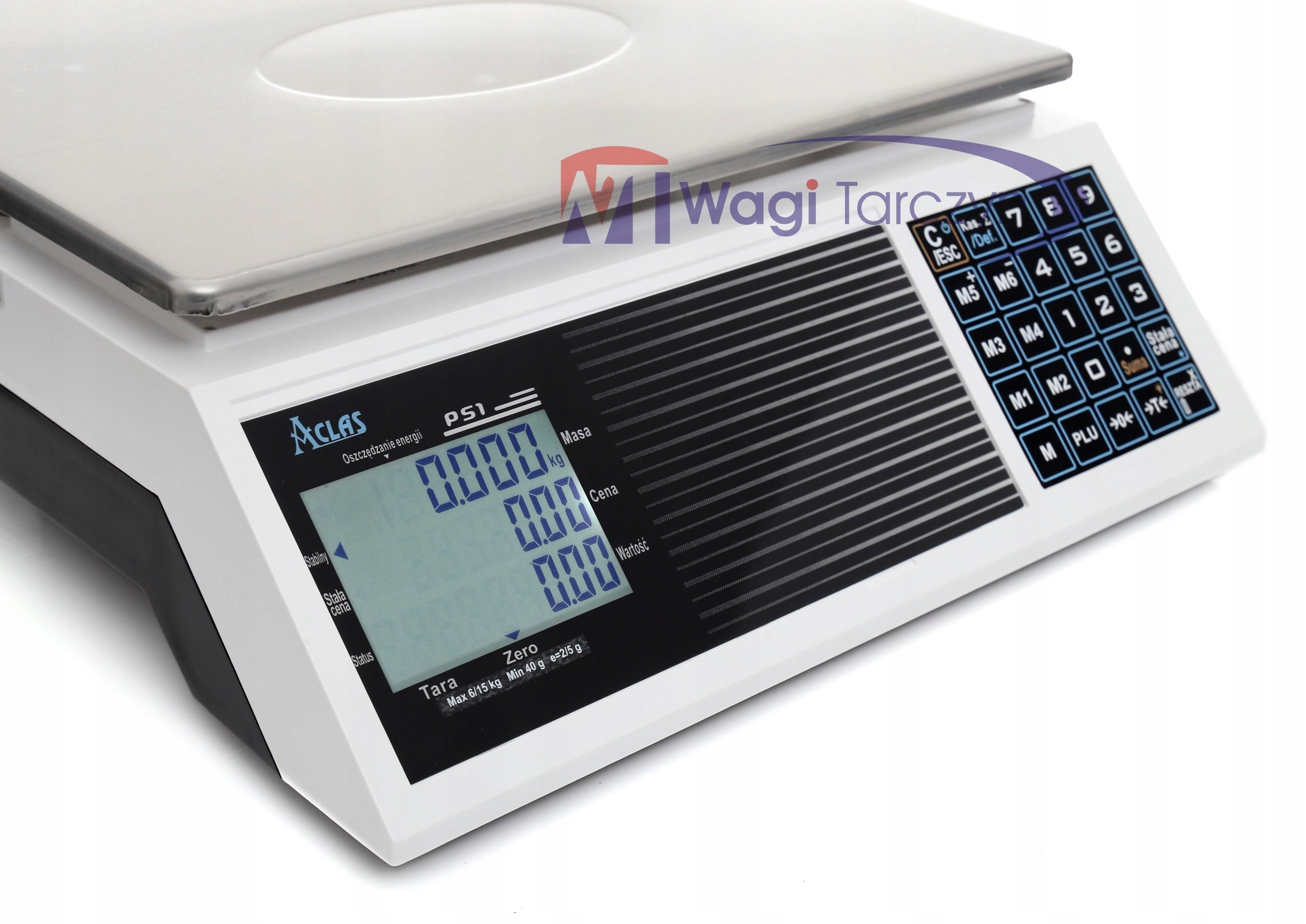 SHOP SCALE 15KG/2g WITH LEGALIZATION ELECTRONIC WAREHOUSE LEGALIZATION Brand Wagi Tarczyn
