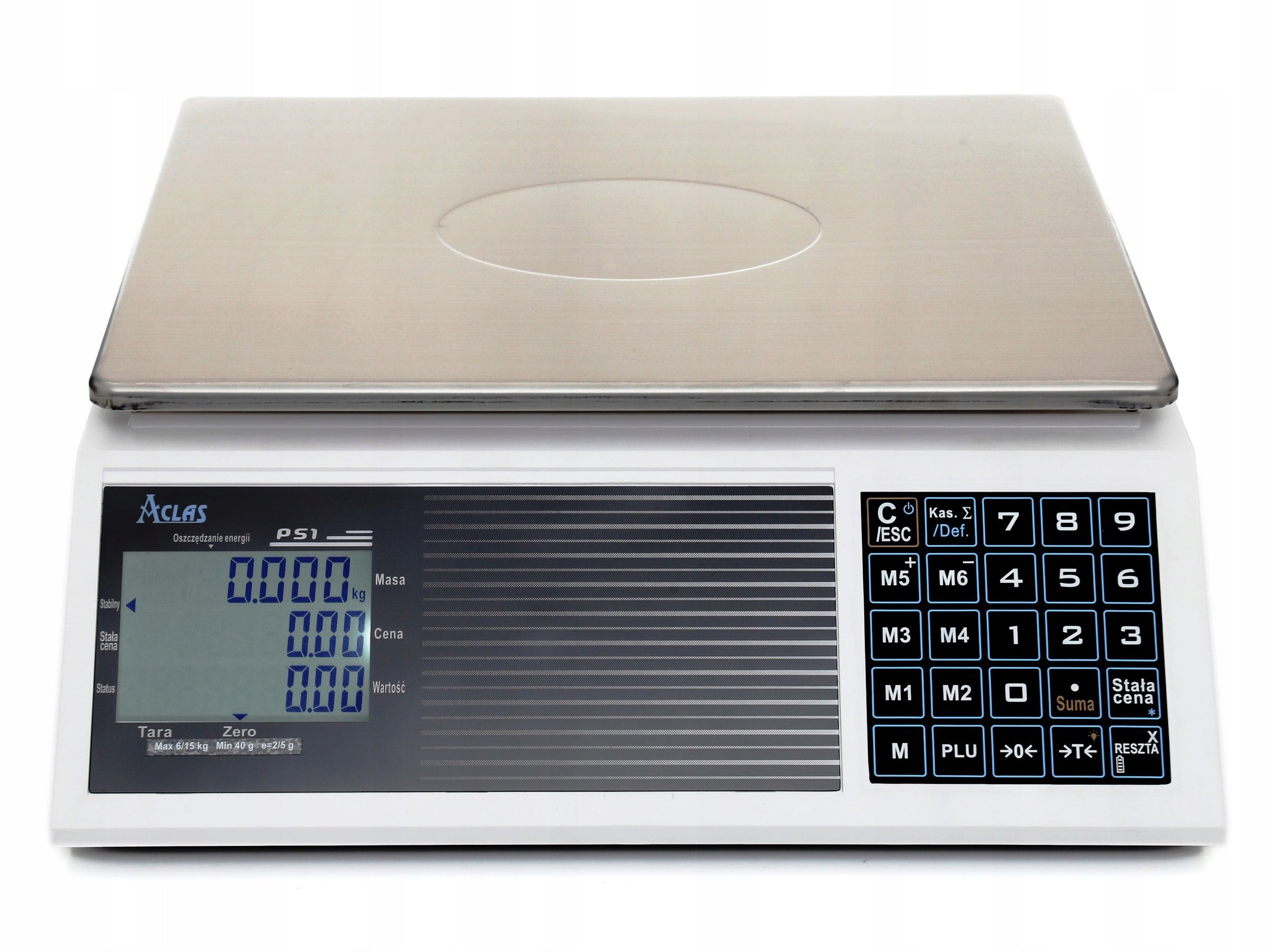 SHOP SCALE 15KG/2g WITH LEGALIZATION ELECTRONIC WAREHOUSE LEGALIZATION