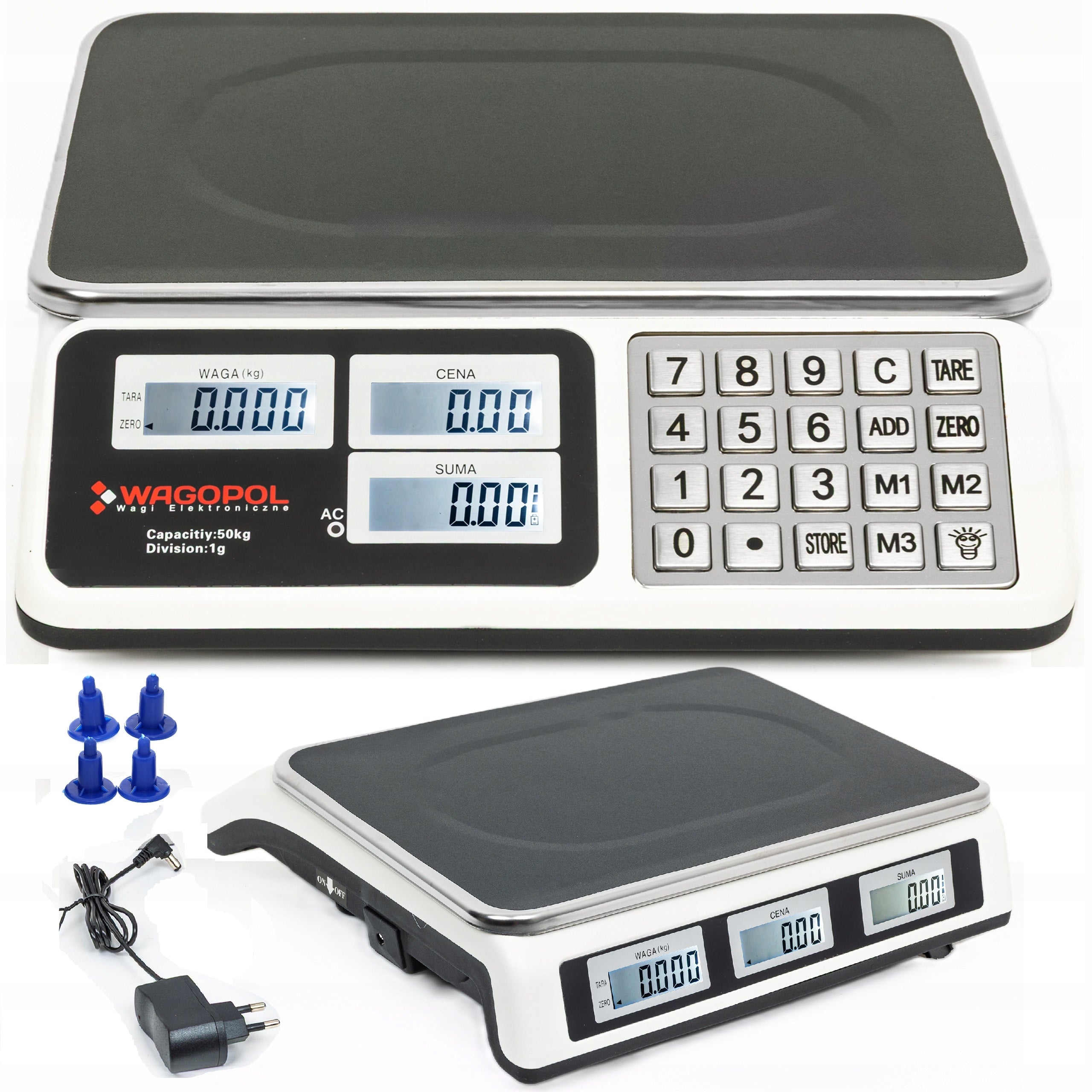 SHOP SCALE 50KG/1g ELECTRONIC KITCHEN CATERING STORAGE