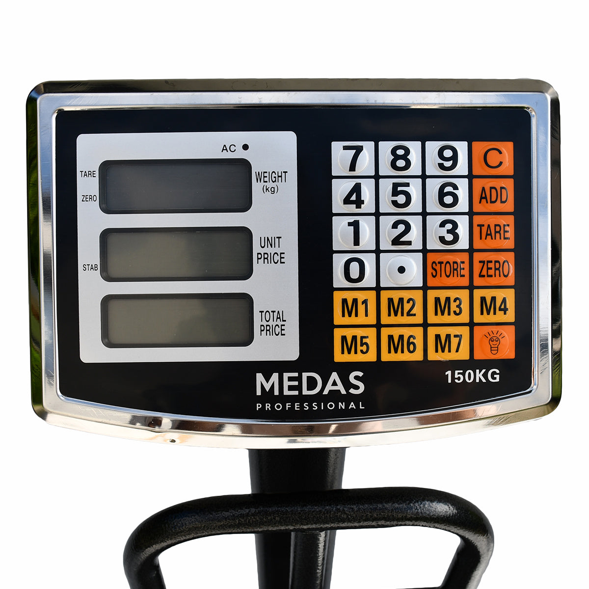 SHOP SCALE ELECTRONIC CALCULATION LCD 150kg BATTERY Packaging status original