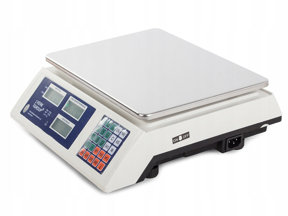 SHOP SCALE ELECTRONIC CALCULATION LCD 40kg ACCURACY 2g Manufacturer code 17108