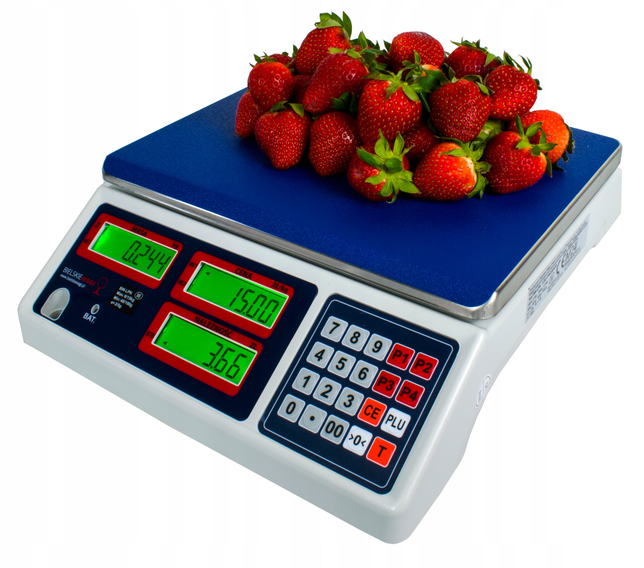 SHOP SCALE WITH LEGALIZATION 30KG CALCULATION ELECTRONIC BIELSKIE WAGI Packaging status original