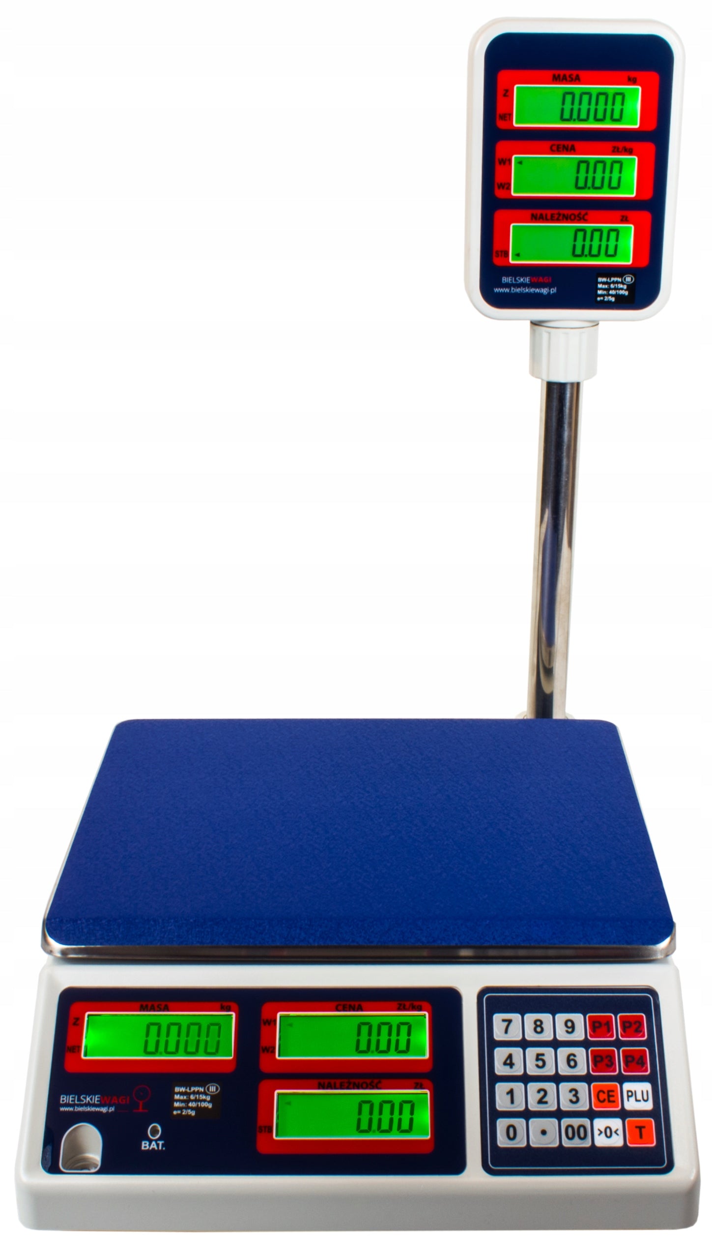 SHOP SCALE WITH LEGALIZATION 6KG CALCULATION WITH BOOM FOR STORE Manufacturer code BW-LPPN 6KG