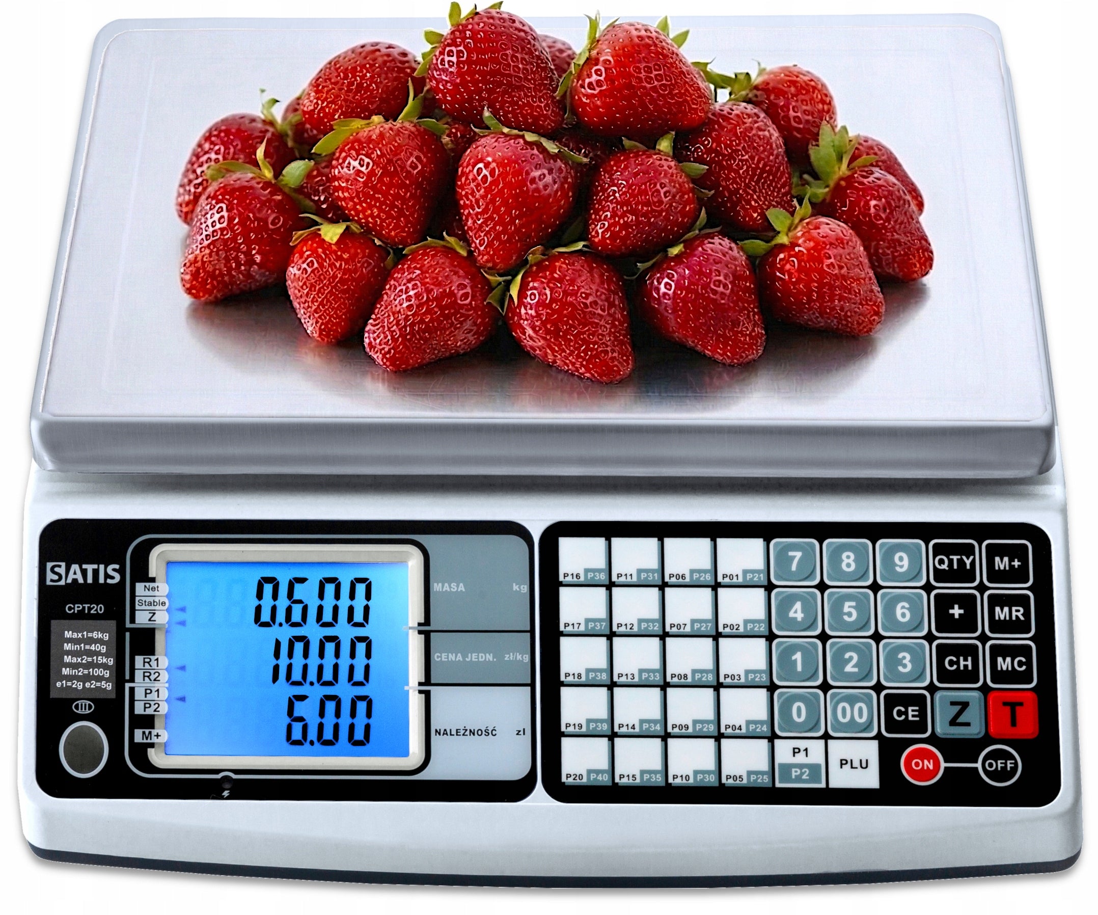 SHOP SCALE WITH LEGALIZATION COUNTING THE PRICE UP TO 30KG ELECTRONIC DIGITAL