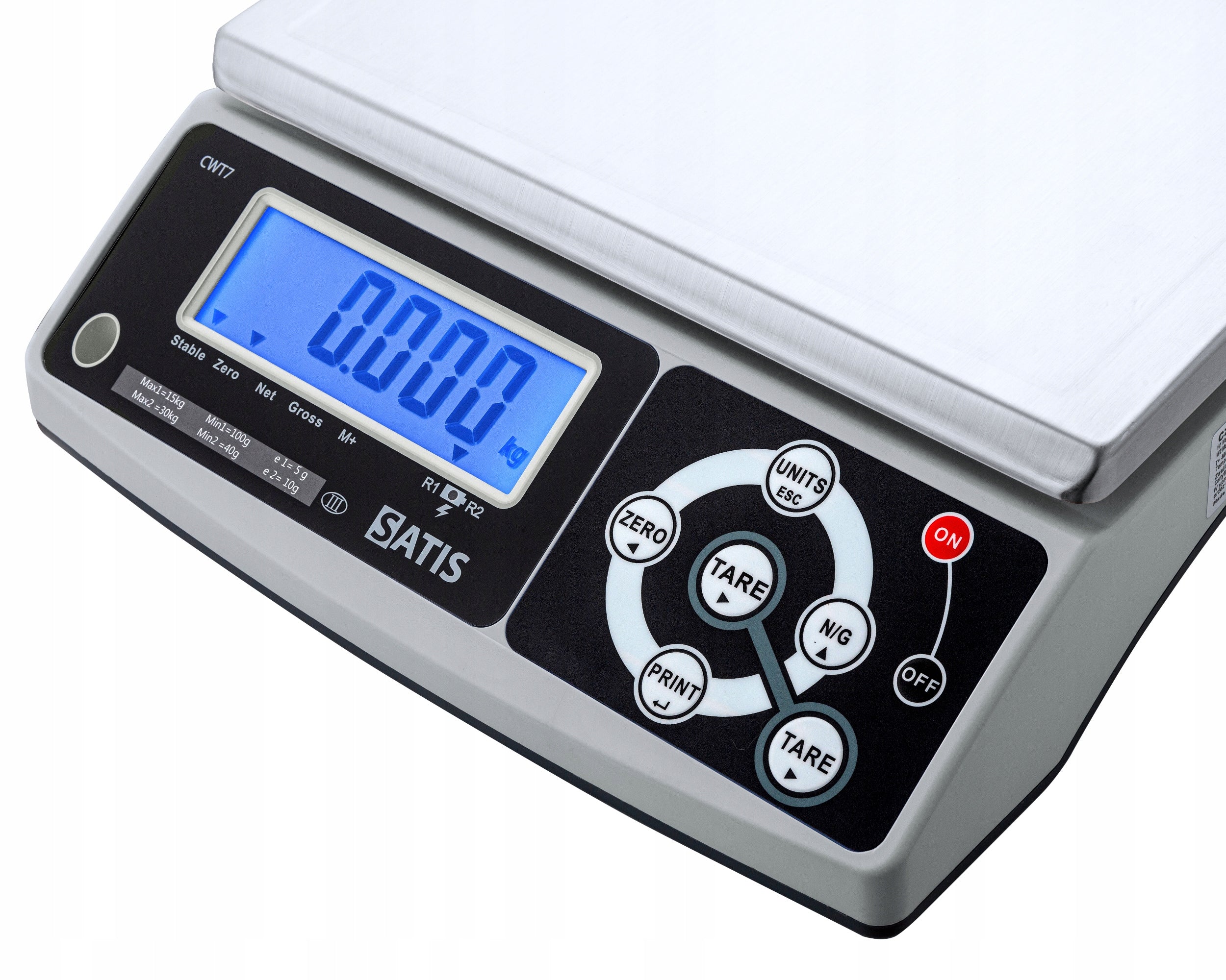 SHOP SCALE WITH LEGALIZATION UP TO 3KG ELECTRONIC ACCURATE TO THE LCD STORE Packaging status original
