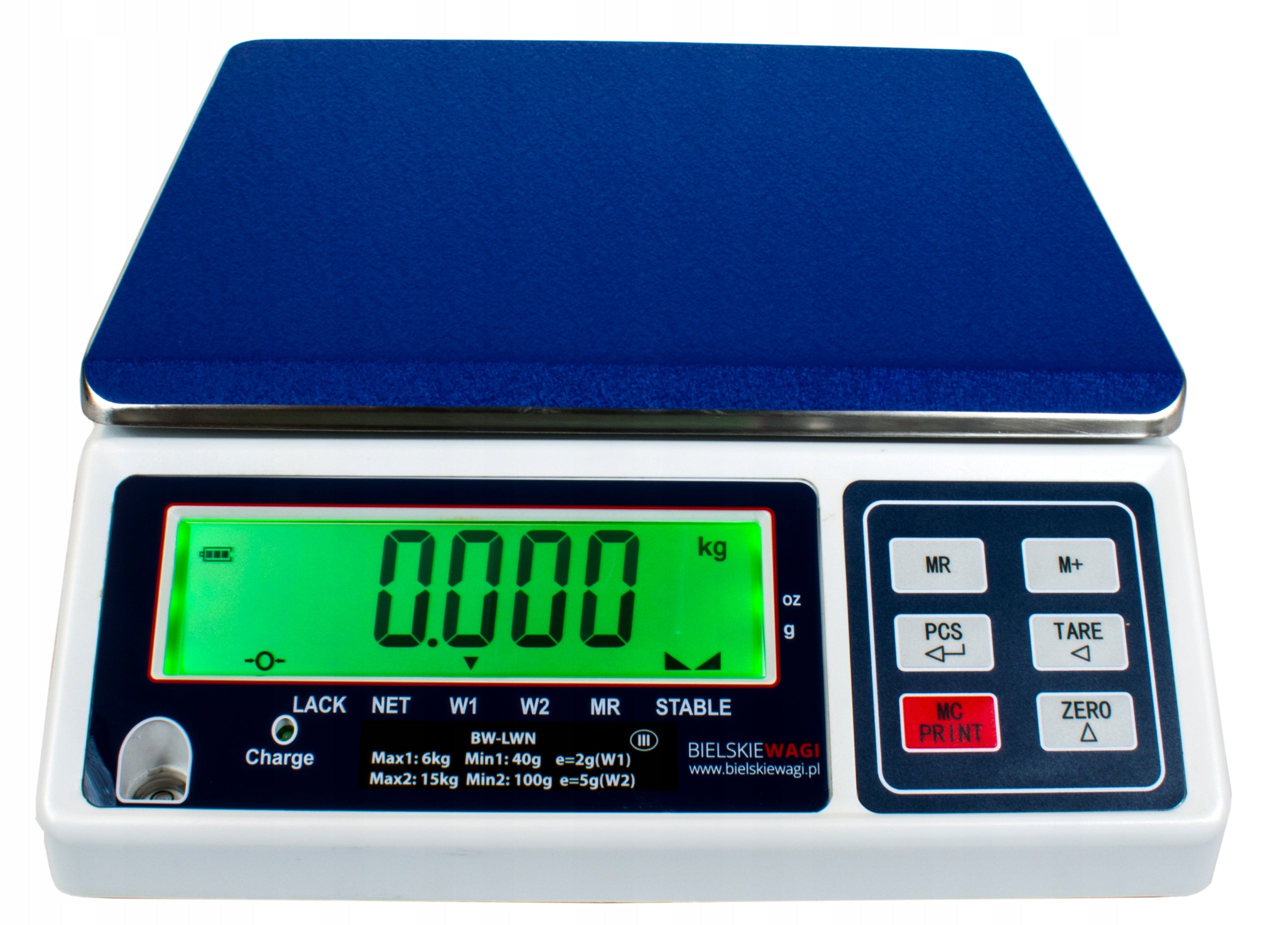 SHOP SCALE WITH STORAGE LEGALIZATION COUNTING PIECES 6/15kg ELECTRONIC