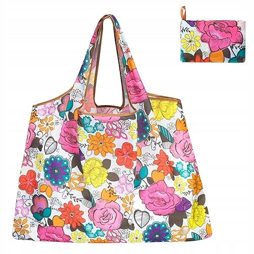 SHOPPING BAG FOLDABLE REUSABLE ECO-FRIENDLY 50X66 CM