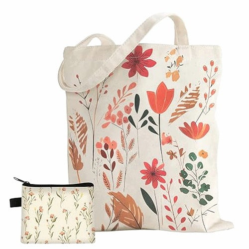 SHOPPING BAG FOLDABLE REUSABLE WOMEN'S FLOWER FOR HOME