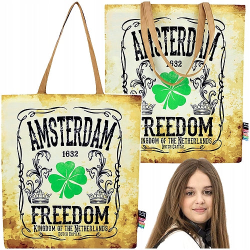 SHOPPING SHOULDER BAG ST.RIGHT SB-10 AMSTERDAM 42x35 cm
