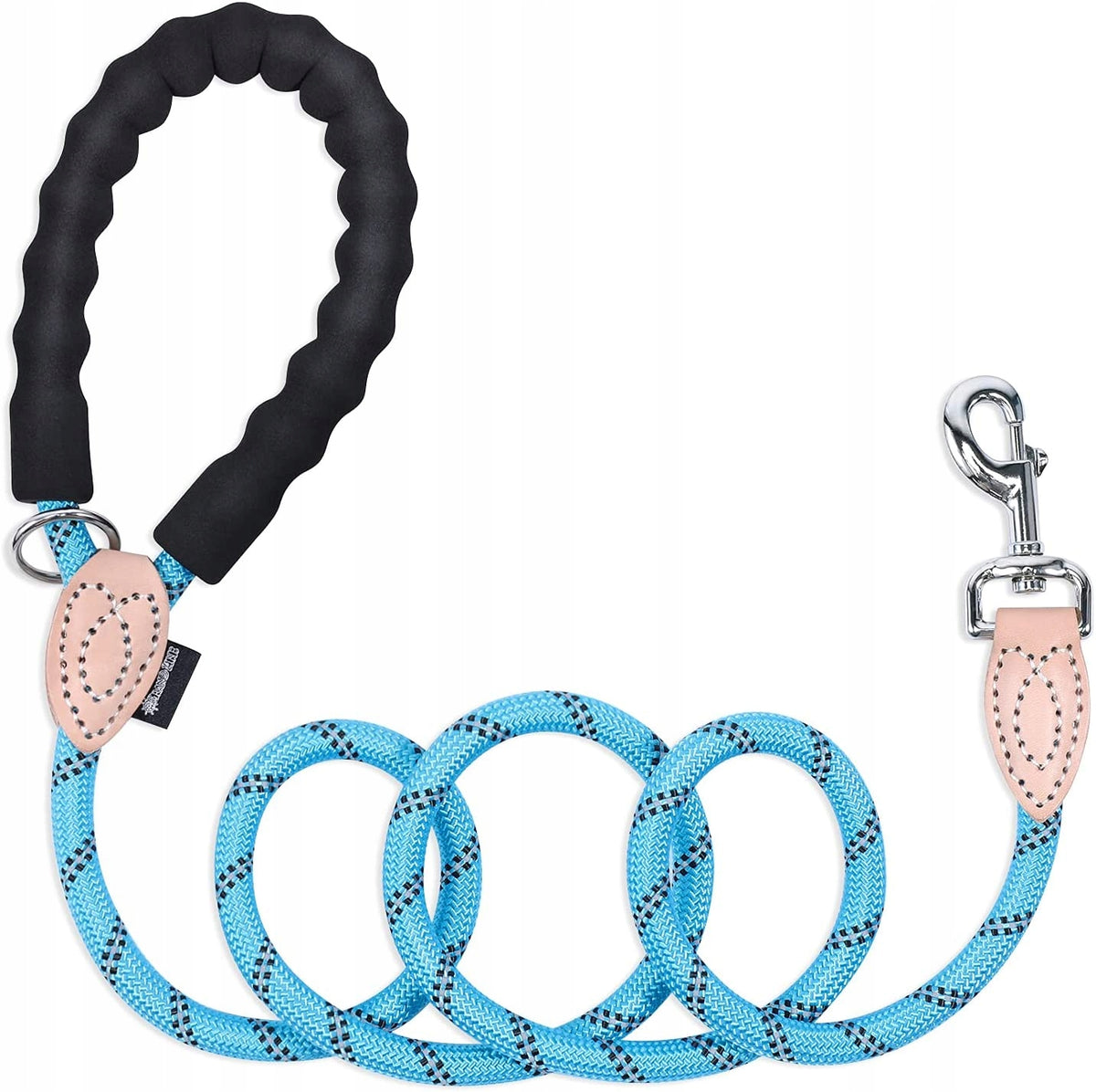 SHORT TRAINING LEASH, CARABINER, COMFORTABLE HANDLE