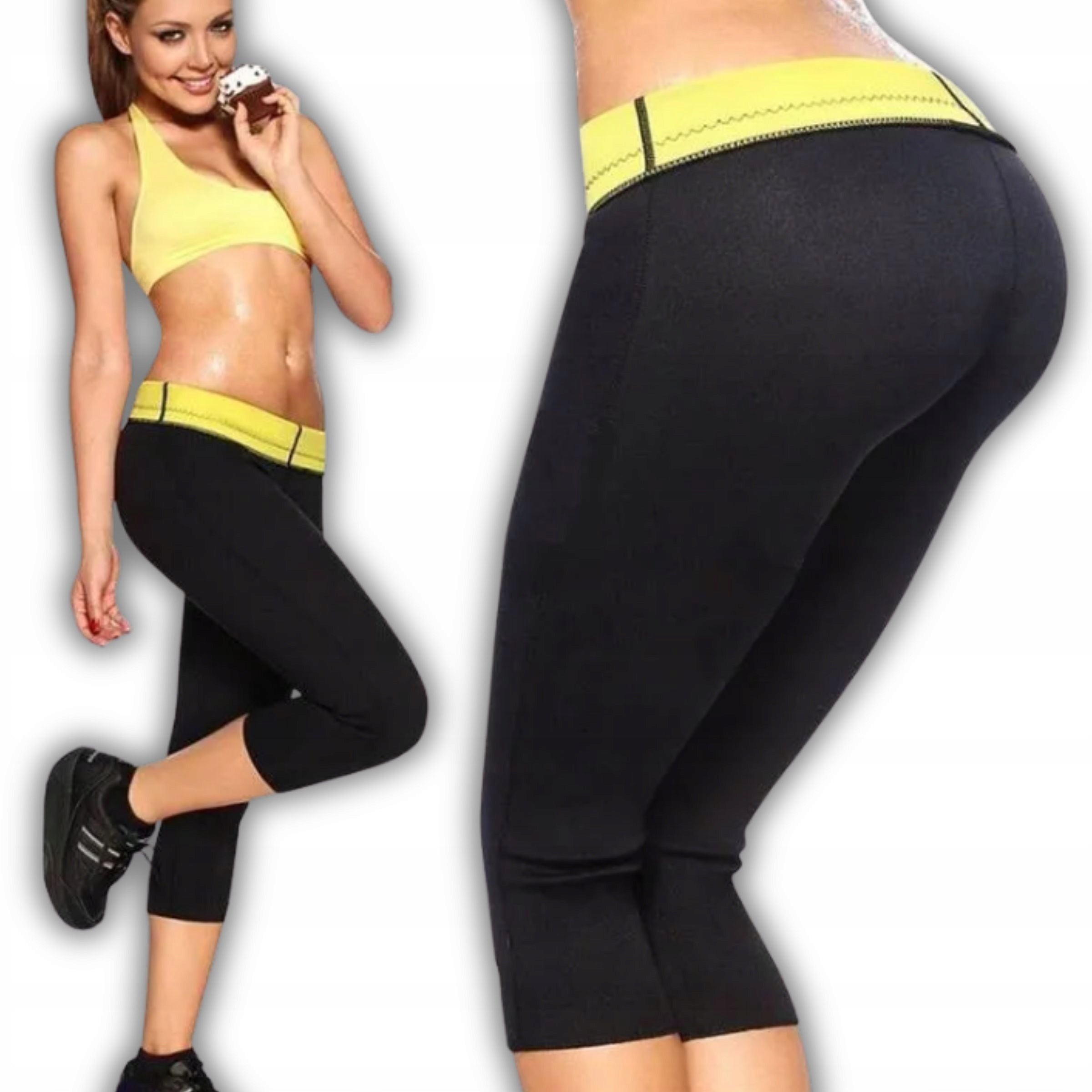 SHORTS NEOPRENE FITNESS SLIMMING TRAINING PANTS SIZE XL