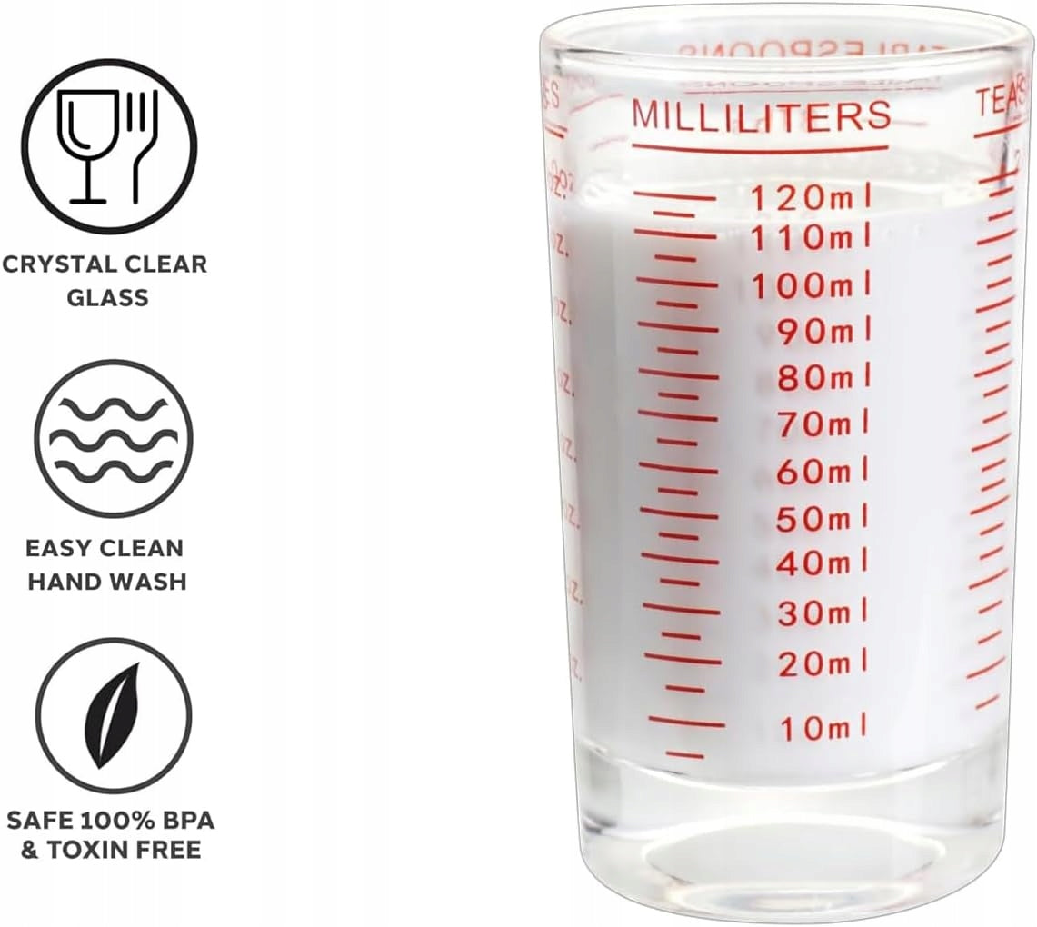 SHOT SCOOP 120 ML GRADUATED GLASS CUP BARTENDING JIGGER FOR BAR Manufacturer code 5905264950403