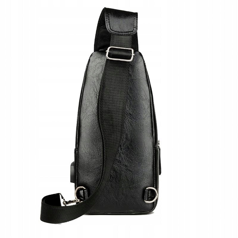 SHOULDER BACKPACK MEN'S SACHET LIGHT WITH POCKET BLACK Manufacturer code Plśl01