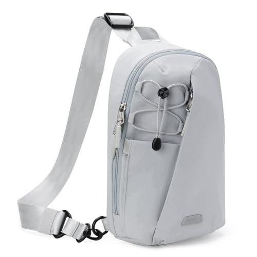 SHOULDER BAG GREY RFID LOCK WALK DAILY STRAP ADJUSTABLE Brand no brand