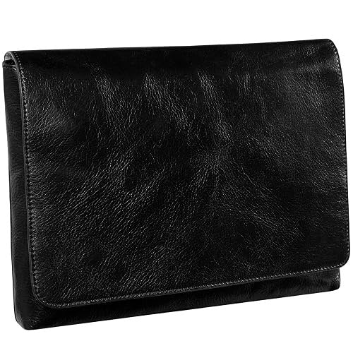 SHOULDER BAG LEATHER MEN'S TABLET FULL GRAIN LEATHER GIFT leather Brand no brand