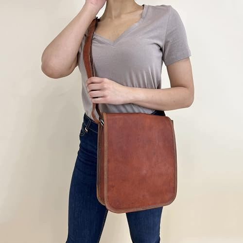 SHOULDER BAG LEATHER VINTAGE HELEN TABLET 25 CM UNISEX GIFT Manufacturer code SWC5908151034996