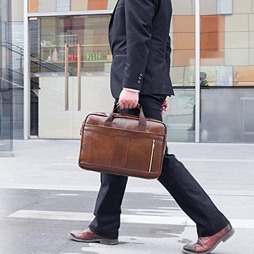 SHOULDER BAG MEN'S LEATHER LAPTOP BUSINESS POSTMAN 40 CM leather Manufacturer code SWC5908807078121