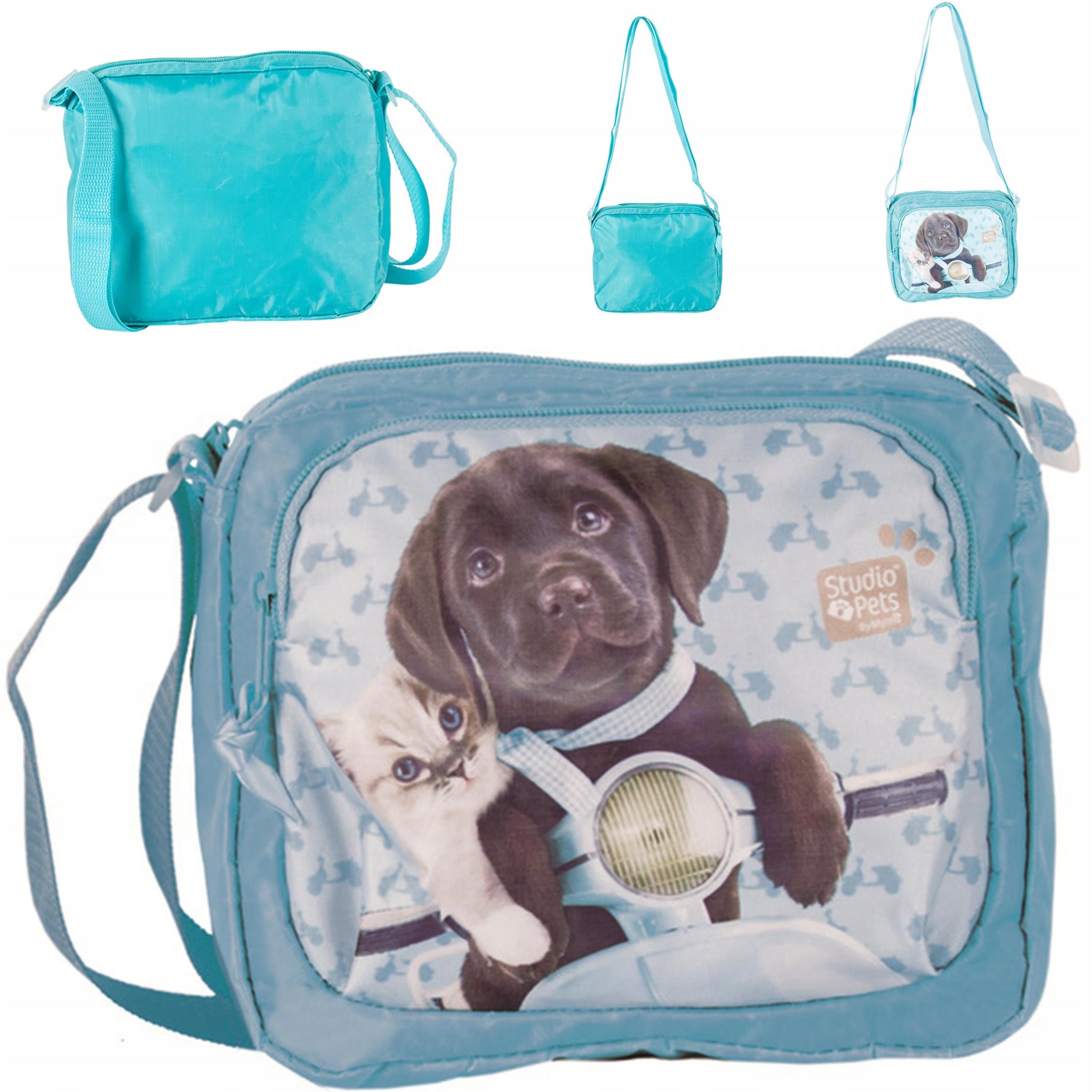 SHOULDER BAG WITH KITTEN DOG FOR GIRL
