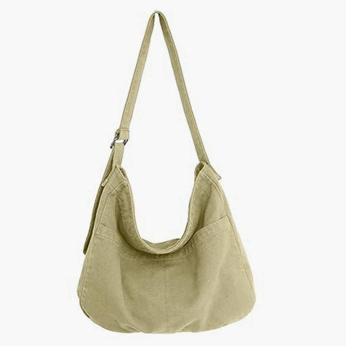 SHOULDER BAG WOMEN'S CANVAS OXFORD FABRIC FOR SCHOOL OFFICE DAILY