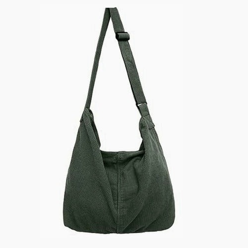 SHOULDER BAG WOMEN'S COTTON CROSSBODY UNIVERSAL FOR SCHOOL WORK