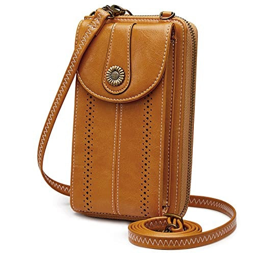 SHOULDER BAG WOMEN'S LEATHER RFID PROTECTION PHONE GIFT FOR HOME Brand no brand