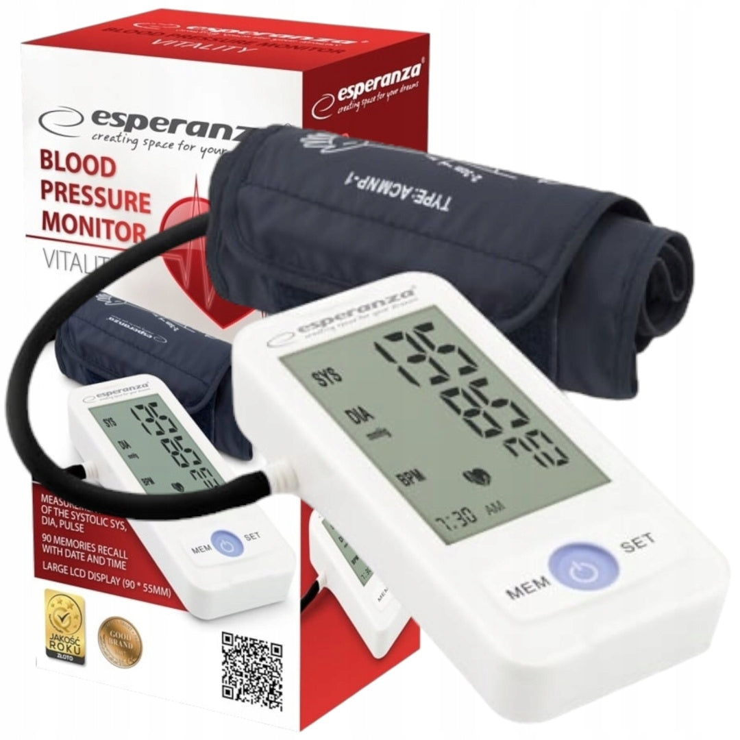 SHOULDER BLOOD PRESSURE MONITOR ACCURATE FAST CONVENIENT MEMORY FOR 2 PEOPLE