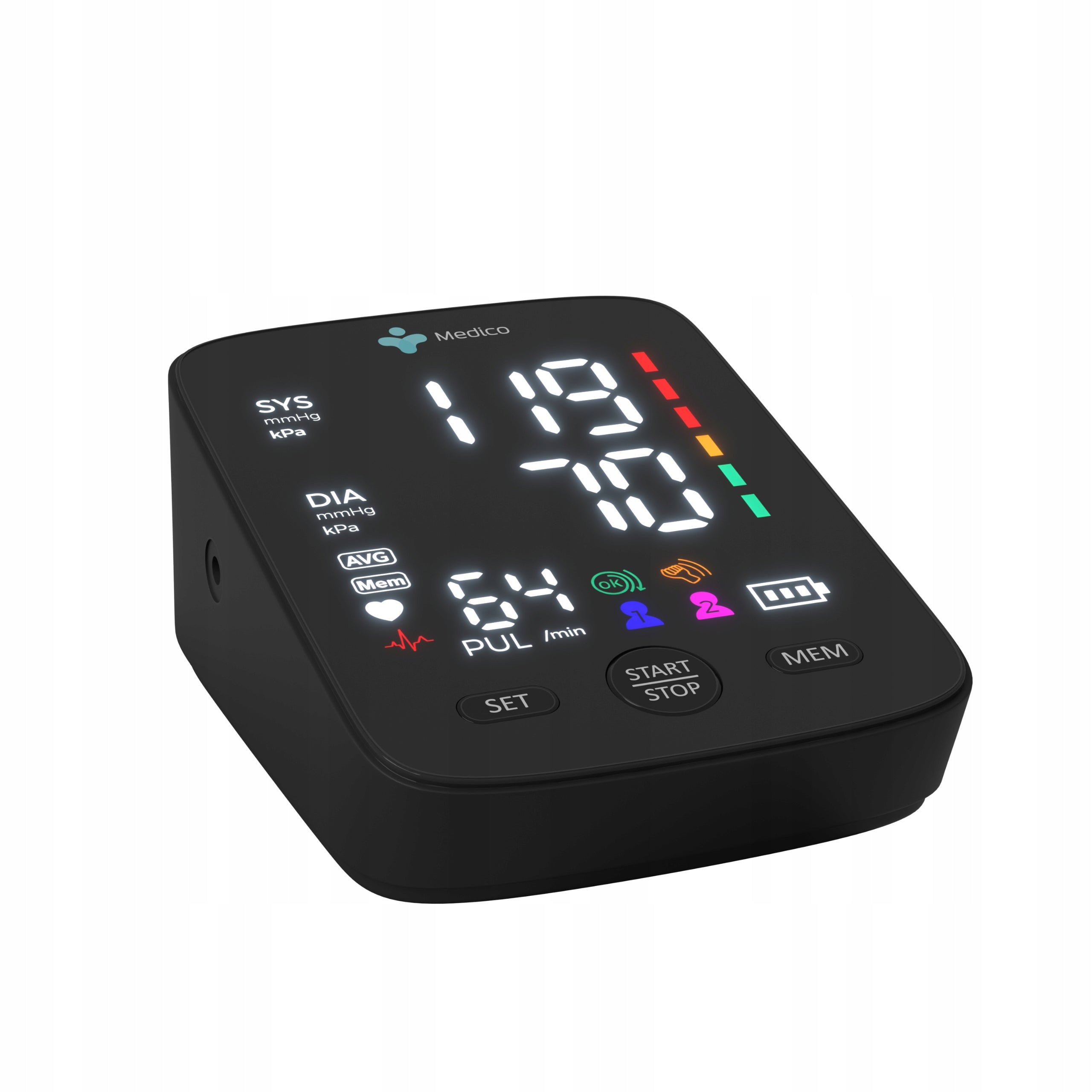 SHOULDER BLOOD PRESSURE MONITOR ARRHYTHMIA, AUTOMATIC, LED , USB, DIARY Medical device yes