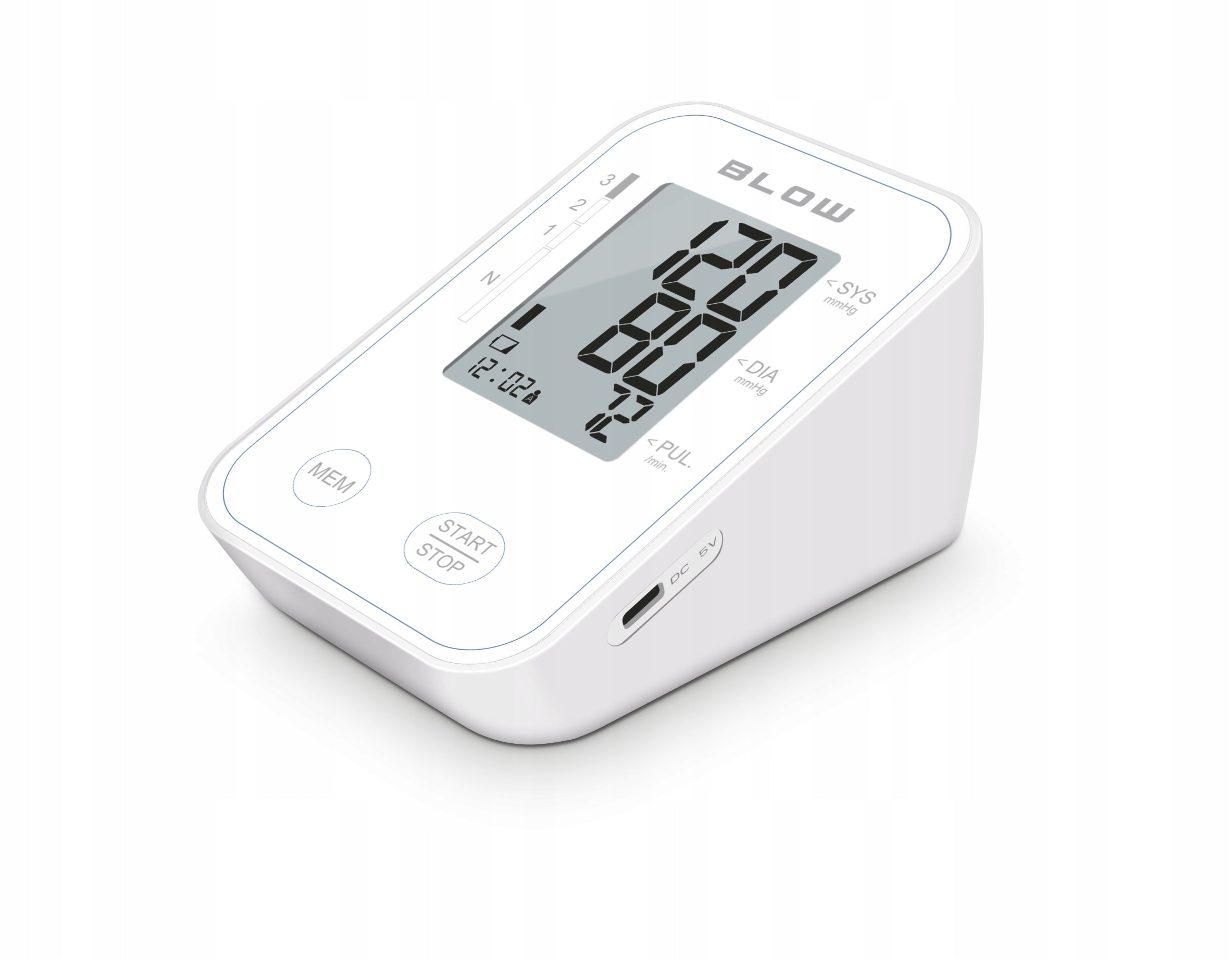 SHOULDER BLOOD PRESSURE MONITOR ARRHYTHMIA CASE POWER SUPPLY MEMORY LARGE DISPLAY