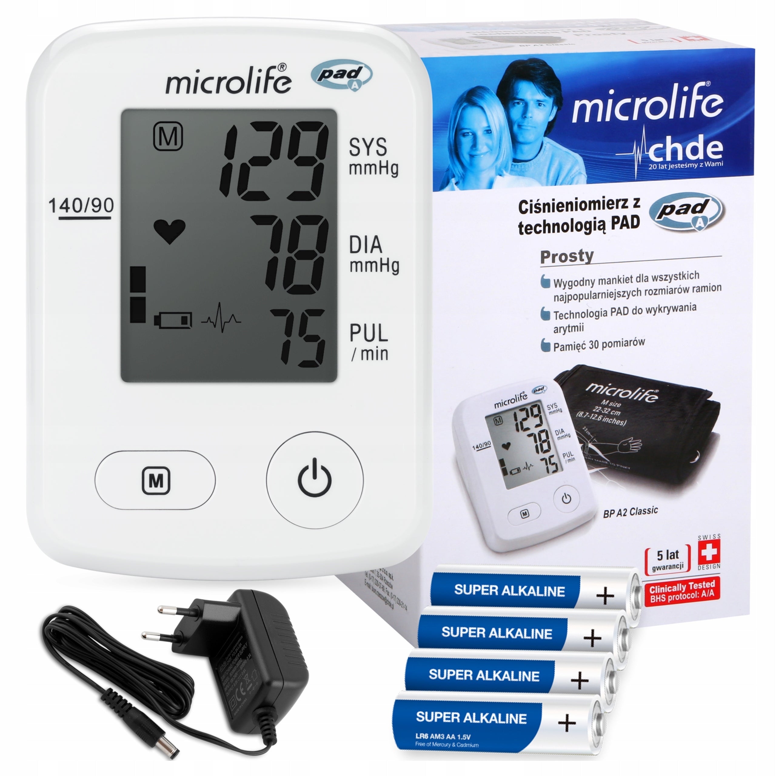 SHOULDER BLOOD PRESSURE MONITOR ARRHYTHMIA MICROLIFE