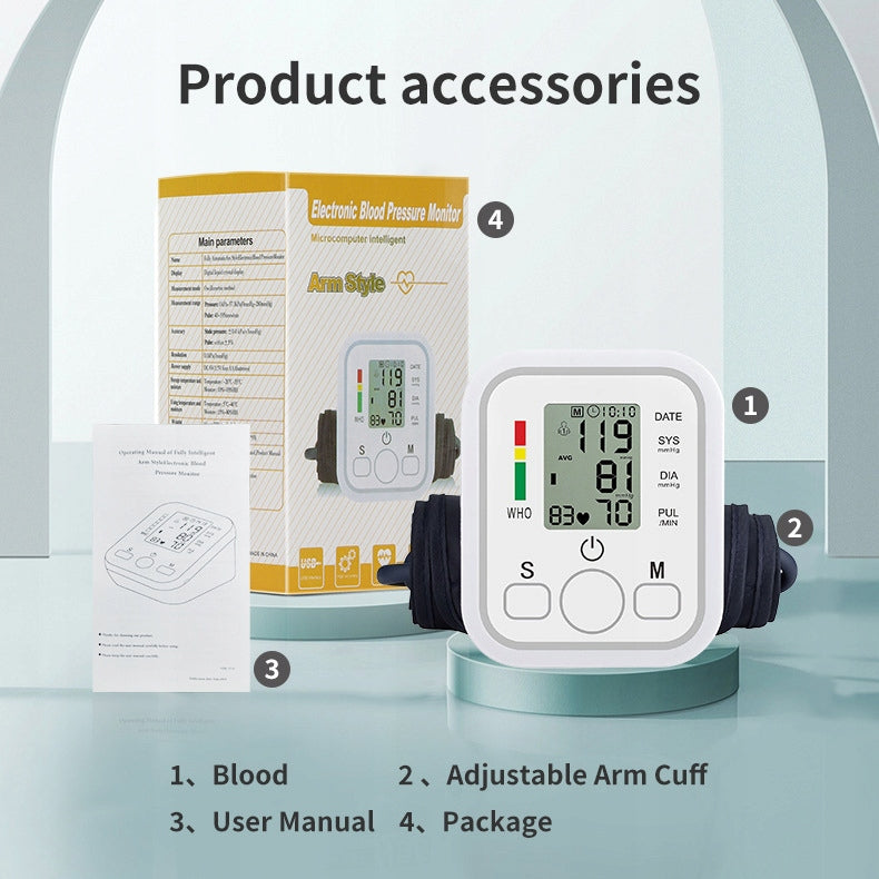 SHOULDER BLOOD PRESSURE MONITOR BP-S04 WITH MEASUREMENT DURING PUMPING Medical device no