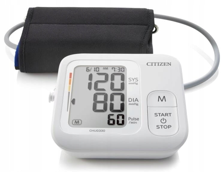 SHOULDER BLOOD PRESSURE MONITOR CITIZEN MODEL CHUG330 ARRHYTHMIA CUFF 22-32