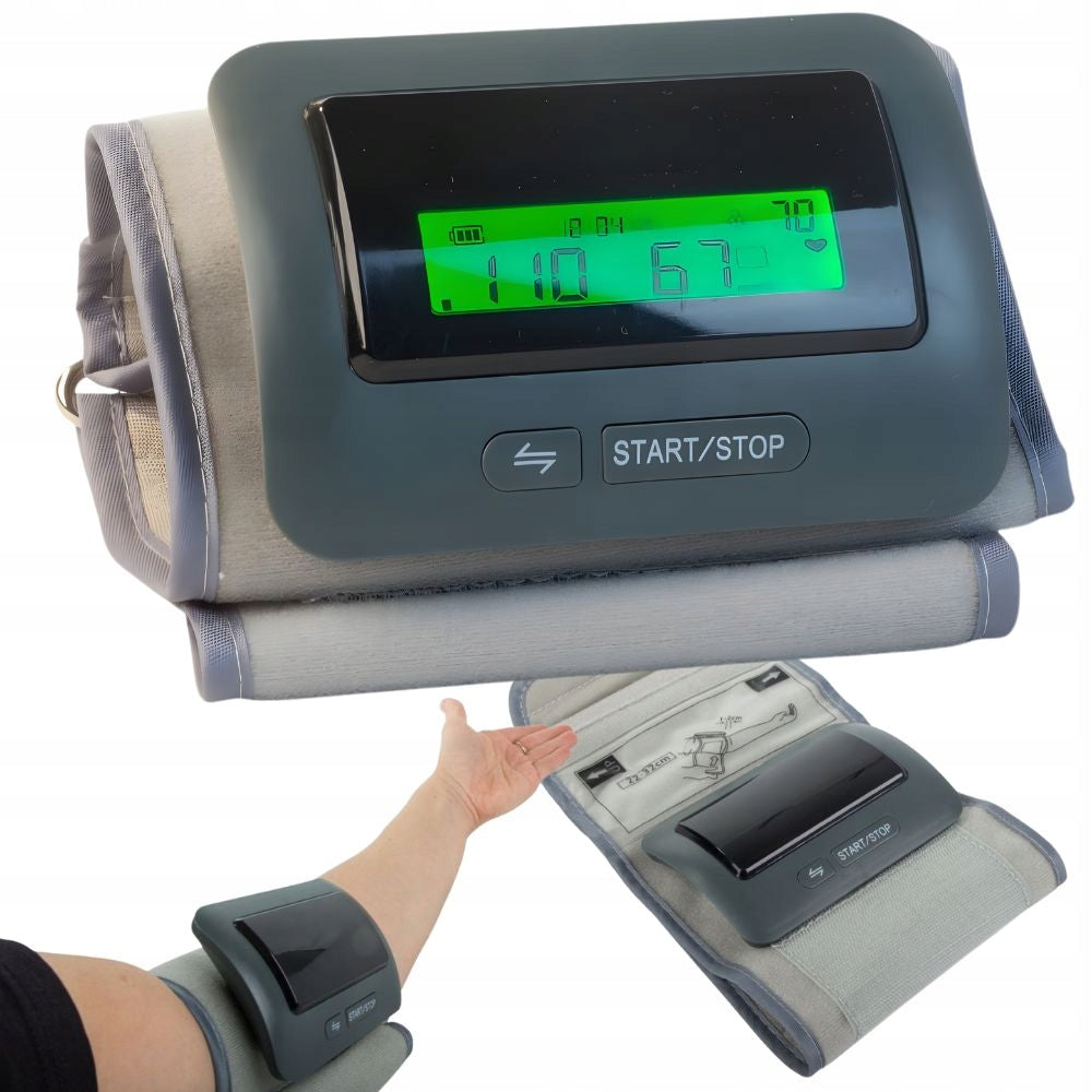 SHOULDER BLOOD PRESSURE MONITOR ELECTRIC AUTOMATIC HEART RATE AND PRESSURE MEASUREMENT