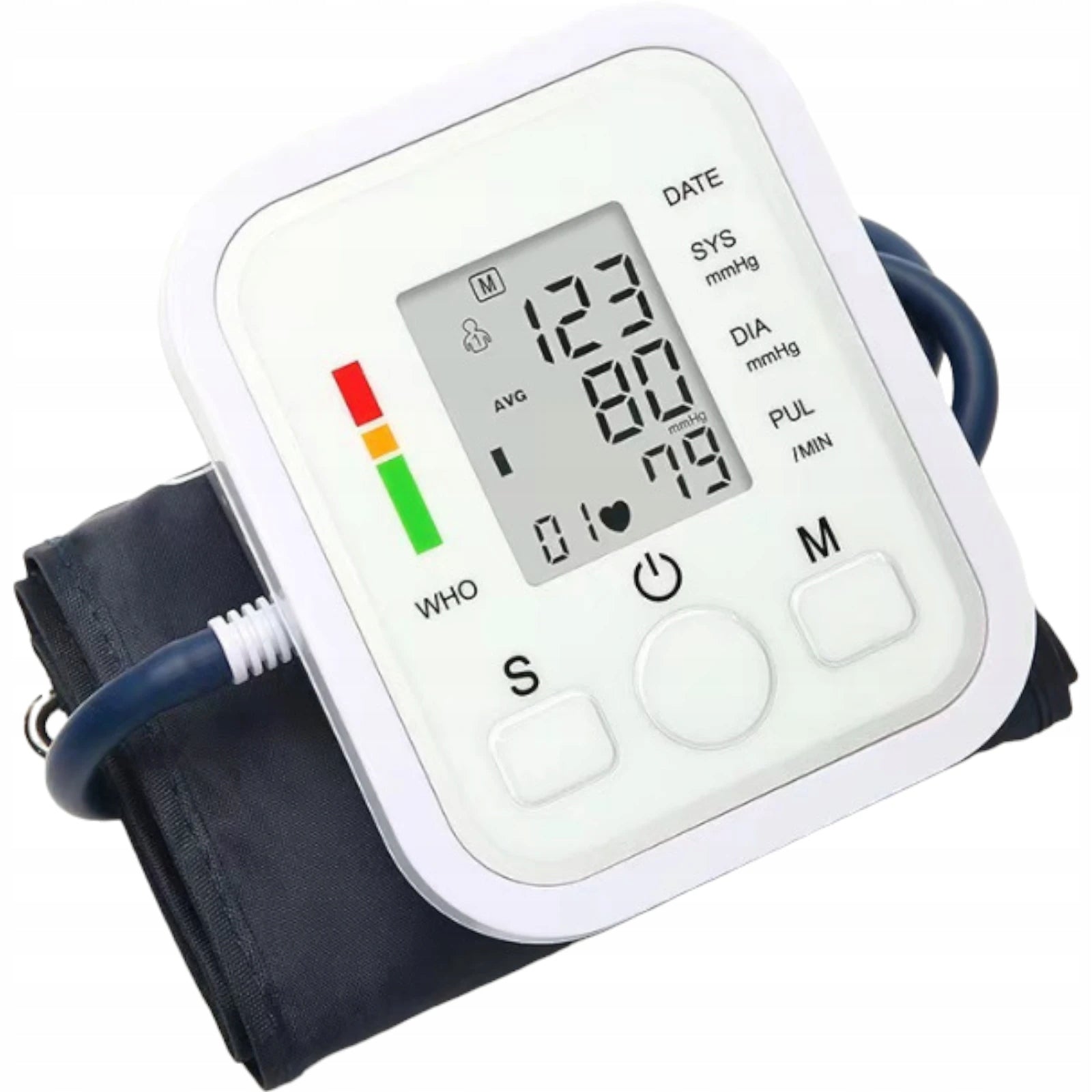 SHOULDER BLOOD PRESSURE MONITOR ELECTRONIC display lcd memory 90 measurements
