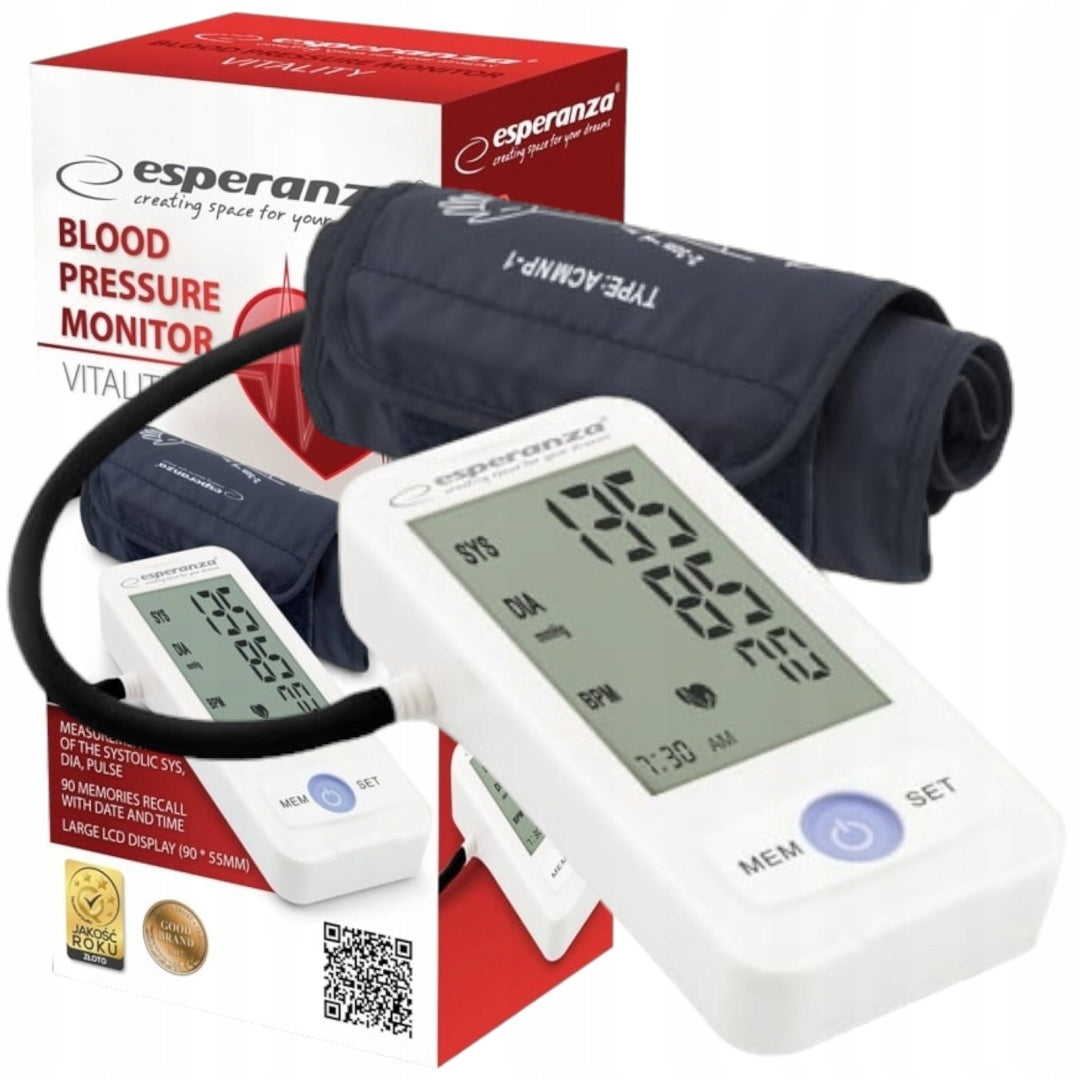 SHOULDER BLOOD PRESSURE MONITOR FAST ACCURATE CONVENIENT WITH MEMORY FOR 2 PEOPLE LCD