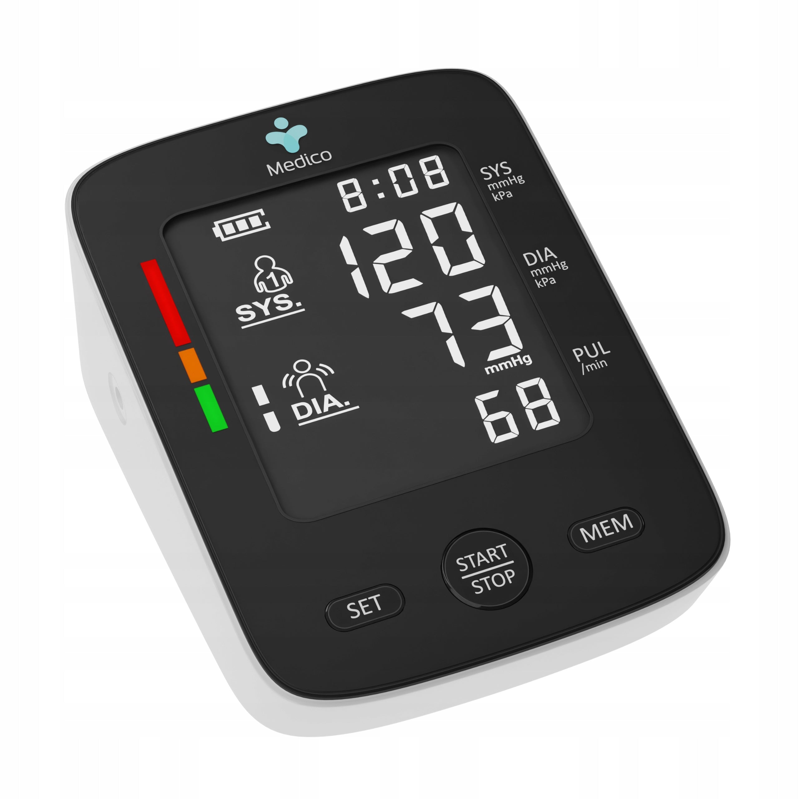 SHOULDER BLOOD PRESSURE MONITOR MEDICO NEGATIVE ARRHYTHMIA, USB, FREEBIE Medical device yes
